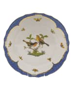 Image 1 of 2: Herend Rothschild Blue Motif 09 Dinner Plate