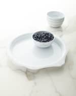 Image 1 of 2: Juliska Berry & Thread Melamine 17" Round Platter - Whitewash