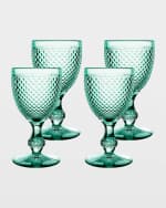 Image 1 of 2: Vista Alegre Bicos Water Goblets, Set of 4