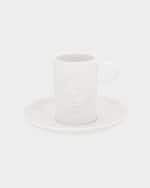 Image 3 of 5: Vista Alegre Ornament Espresso/Coffee Cups & Saucers, Set of 6