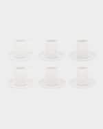Image 1 of 5: Vista Alegre Ornament Espresso/Coffee Cups & Saucers, Set of 6