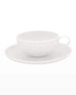 Image 2 of 5: Vista Alegre Ornament Teacups & Saucers, Set of 6