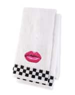 Image 1 of 2: MacKenzie-Childs Pucker Up Hand Towels, Set of 2
