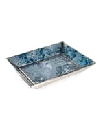 Image 1 of 2: MacKenzie-Childs Royal Rose Small Tray