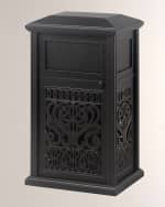 Image 2 of 2: Hanamint Tuscany Indoor/Outdoor Trash Receptacle With Liner