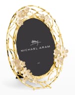 Image 4 of 6: Michael Aram Cherry Blossom Oval Frame, 5" x 7"