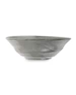 Image 1 of 2: Blue Pheasant Marcus Cement Glaze Pasta/Soup Bowls, Set of 4