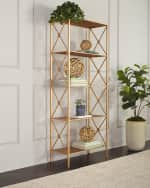 Image 3 of 5: Medallion 5-Shelf Etagere