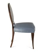 Image 3 of 7: Massoud Pearlington Leather Dining Side Chair
