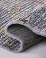 Image 3 of 4: Lauren Ralph Lauren Nahla Blue Hand-Knotted Rug, 2' x 8'