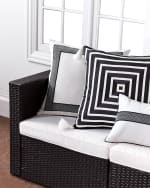 Image 1 of 3: Eastern Accents Colonial Tape Lumbar Pillow