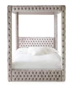 Image 3 of 3: Haute House Astrid Queen Canopy Bed