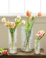 Image 3 of 3: Simon Pearce Echo Lake Tall Vase
