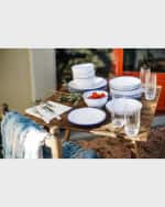 Image 2 of 4: Vietri Aurora Edge Dinner Plate