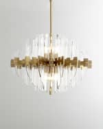 Image 2 of 2: Zion 8-Light Oval Chandelier