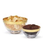 Image 1 of 4: AERIN Gabriel Small Crystal Bowl