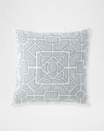 Image 1 of 2: Callisto Home Bandalia Geo Pillow, 22"Sq.