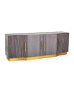 Image 2 of 5: Global Views Mayfair Console Cabinet