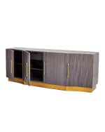 Image 4 of 5: Global Views Mayfair Console Cabinet