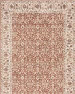 Image 2 of 4: Lauren Ralph Lauren Helena Beige/Light Rust Power-Loomed Rug, 5' x 8'