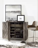 Image 3 of 7: Bernhardt Meade Swivel Bar Stool, 30"