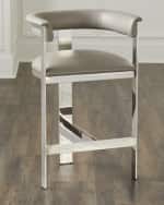 Image 1 of 8: Interlude Home Darcy Counter Stool, 27"