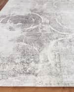 Image 1 of 4: Exquisite Rugs Montclair Hand-Knotted Silk Rug, 10' x 14'