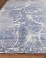 Image 1 of 4: Exquisite Rugs Montclair Hand-Knotted Silk Rug, 9' x 12'