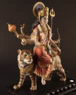 Image 2 of 4: Lladro Goddess Durga Figurine