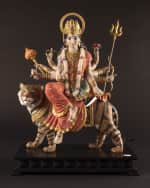 Image 3 of 4: Lladro Goddess Durga Figurine
