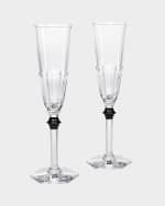 Image 1 of 2: Baccarat Harcourt Eve Flute-Black