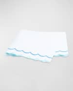 Image 1 of 2: Matouk India Flat Sheet, FULL-QUEEN