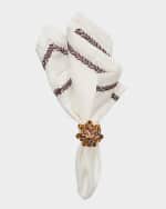 Image 4 of 4: Kim Seybert Jardin Linen Napkin