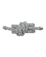 Image 3 of 3: Kim Seybert Glam Knot Napkin Ring, Silver