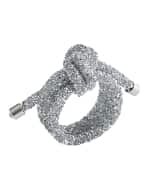 Image 1 of 3: Kim Seybert Glam Knot Napkin Ring, Silver