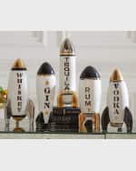 Image 2 of 2: Jonathan Adler Rocket Tequila Decanter