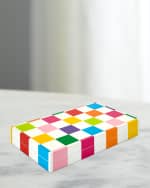 Image 1 of 3: Jonathan Adler Checkerboard Backgammon Set