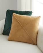 Image 1 of 3: Massoud Mitered Hair Hide Pillow, 19"Sq.