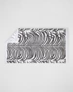 Image 2 of 4: Matouk Schumacher Zebra Palm Beach Towel