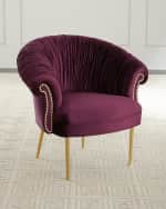 Image 3 of 5: Haute House Salinas Velvet Chair