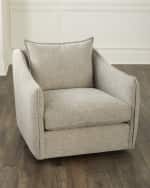 Bernhardt joli swivel deals chair