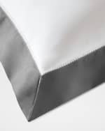 Image 2 of 4: Ralph Lauren Home Organic Sateen Border Pillow