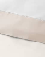 Image 4 of 9: Ralph Lauren Home Organic Sateen Border Duvet, FULL-QUEEN