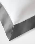 Image 2 of 4: Ralph Lauren Home Organic Sateen Border European Sham