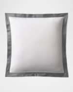 Image 1 of 4: Ralph Lauren Home Organic Sateen Border European Sham