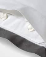 Image 3 of 4: Ralph Lauren Home Organic Sateen Border King Sham
