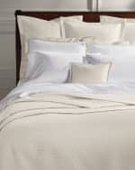 Image 1 of 6: Ralph Lauren Home Quilted Sateen Argyle Quilt, KING