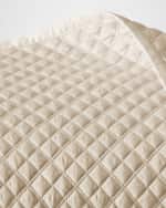 Image 5 of 6: Ralph Lauren Home Quilted Sateen Argyle Quilt, KING