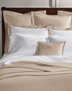 Image 1 of 6: Ralph Lauren Home Quilted Sateen Argyle Quilt, KING