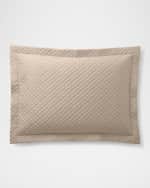 Image 1 of 5: Ralph Lauren Home Quilted Sateen Argyle Standard Sham